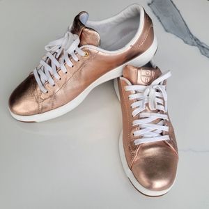 Cole Haan GrandPro Rose Gold Sneakers 9.5
